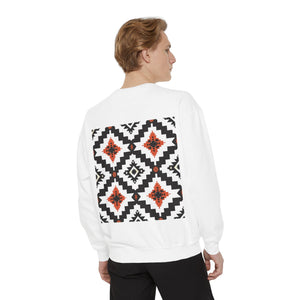 Aven Lore Heritage Geometric Pattern Sweatshirt