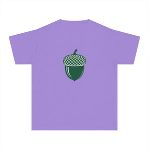 Youth Acorn Graphic Tee — Aven Lore Chest Logo