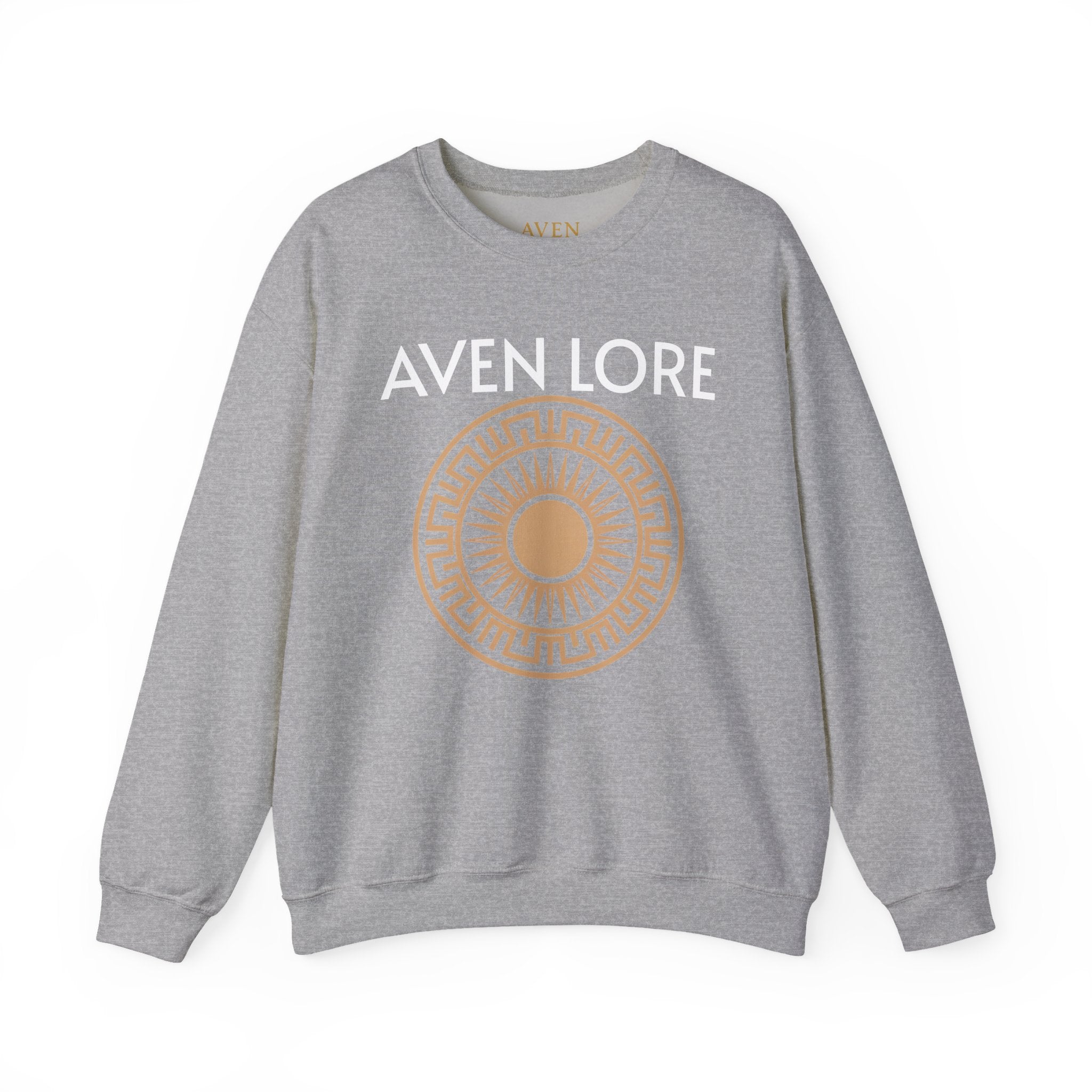 Aven Lore Sweatshirt — Mythic Sun Emblem Crewneck