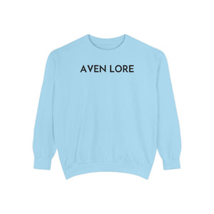 Aven Lore Sweatshirt — Minimalist Text Crewneck Pullover