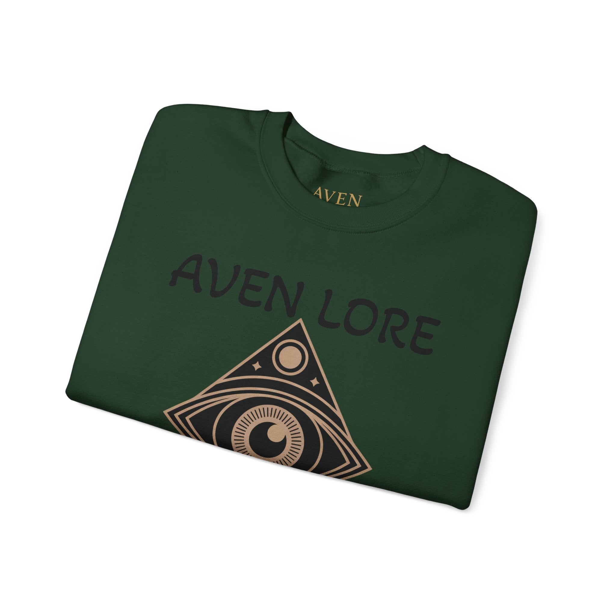 Aven Lore Crewneck Sweatshirt — Mystical Eye Graphic Pullover