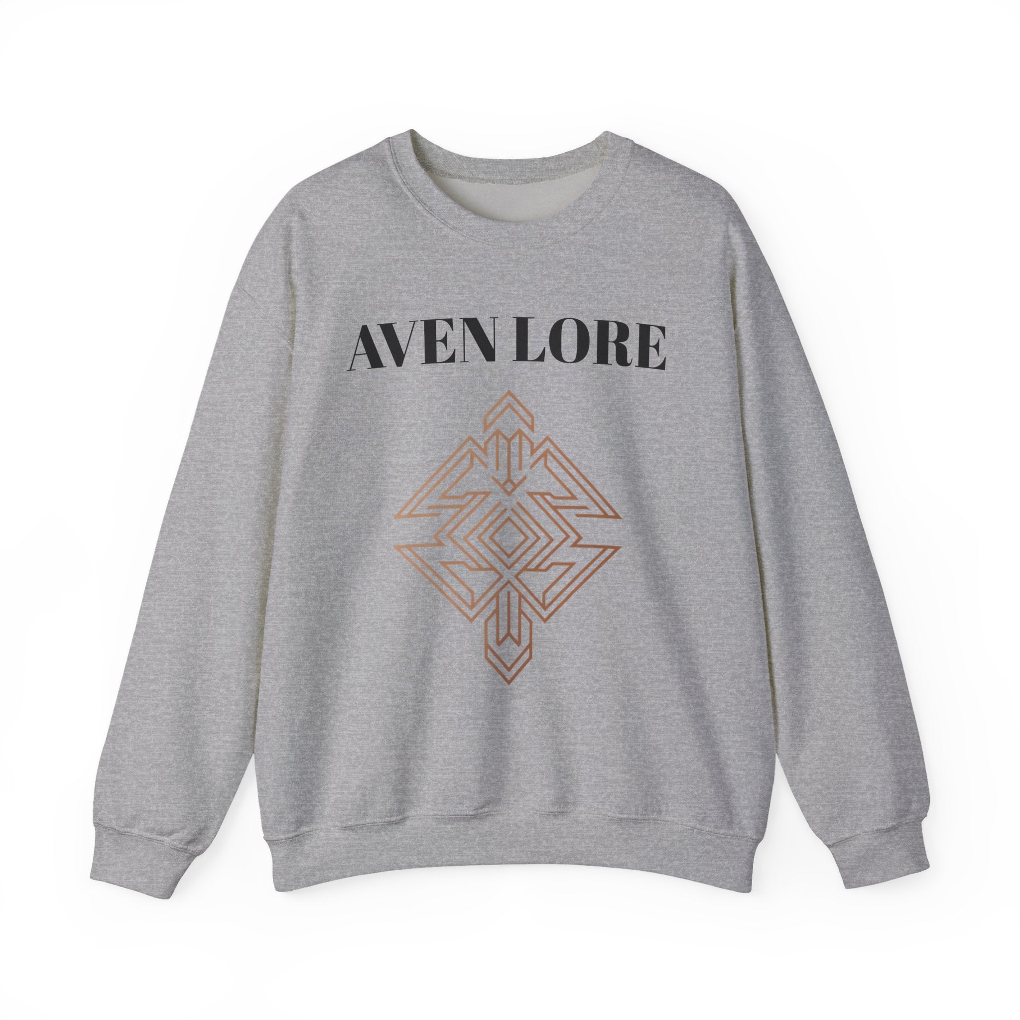 Crewneck Sweatshirt — Aven Lore Geometric Logo Pullover