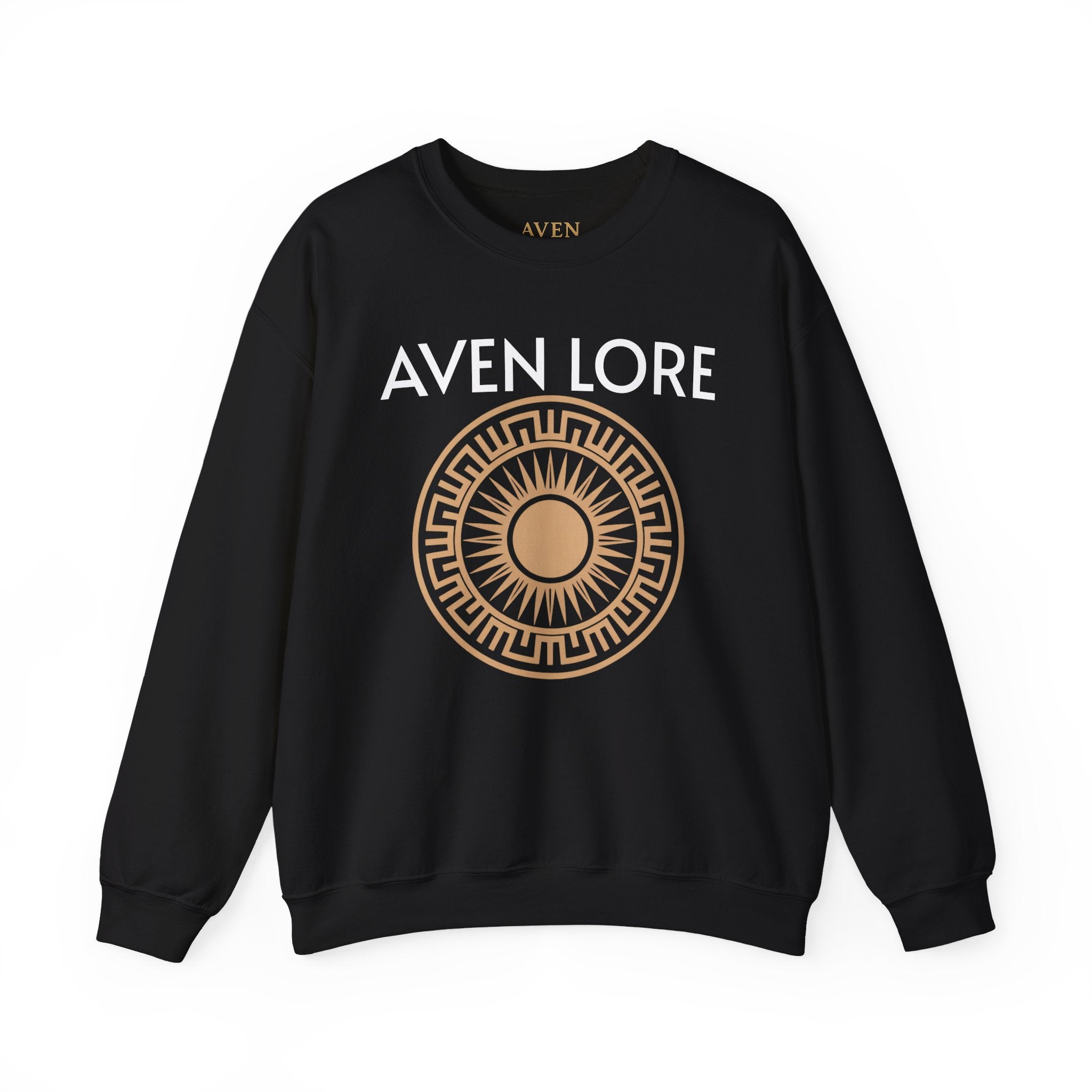Aven Lore Sweatshirt — Mythic Sun Emblem Crewneck