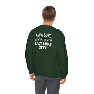 Salt Lake City Coordinates Crewneck Sweatshirt — Aven Lore