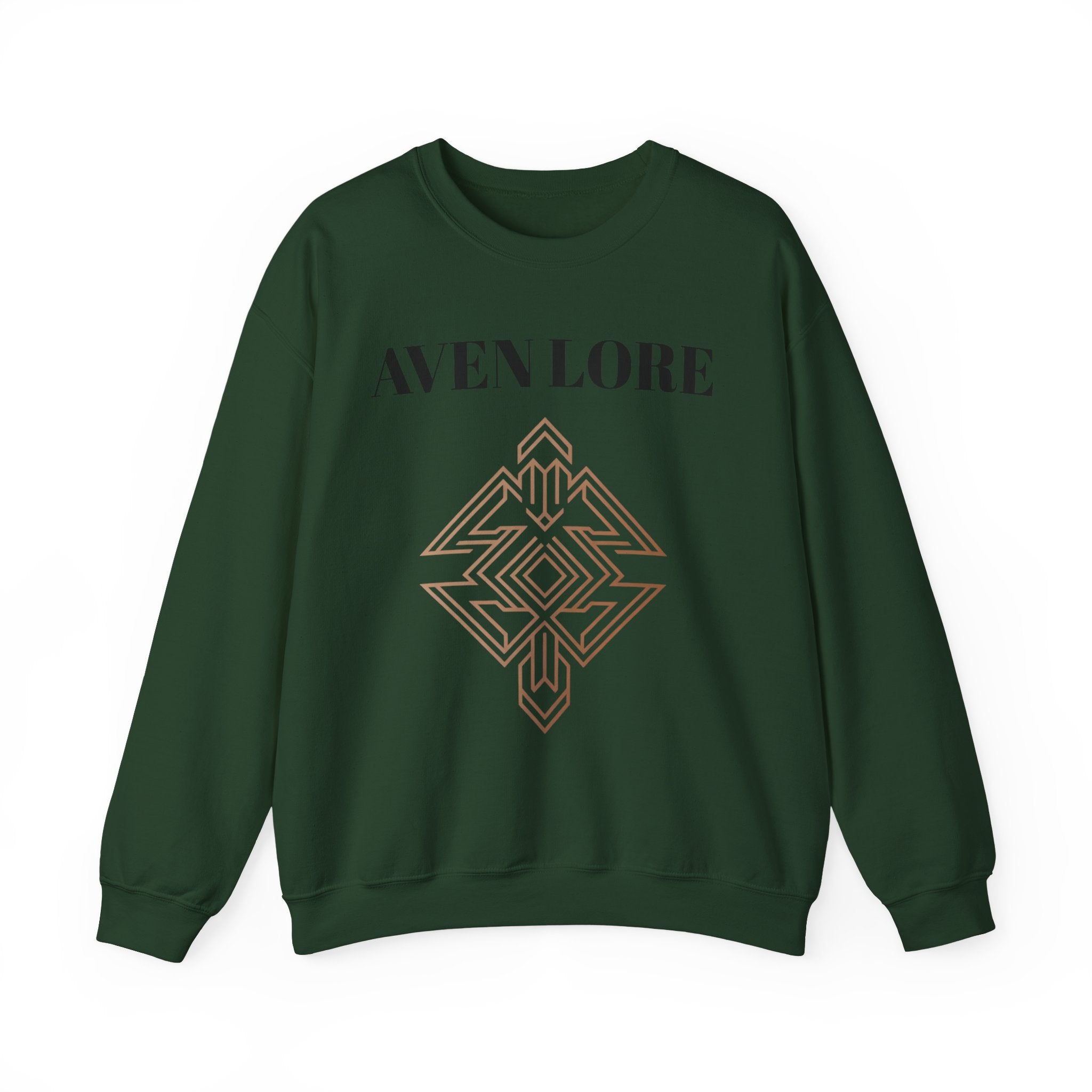 Crewneck Sweatshirt — Aven Lore Geometric Logo Pullover