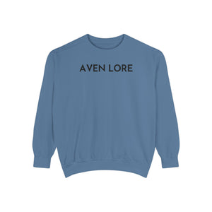 Aven Lore Sweatshirt — Minimalist Text Crewneck Pullover