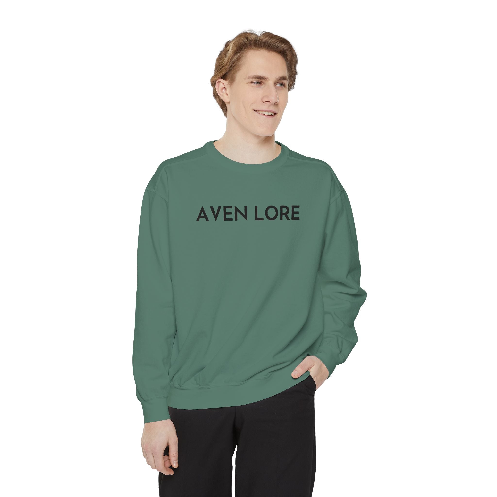 Americano Coffee Sweatshirt — 'Aven Lore' Cozy Barista Crewneck