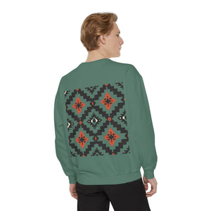 Aven Lore Heritage Geometric Pattern Sweatshirt