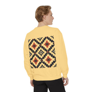 Aven Lore Heritage Geometric Pattern Sweatshirt