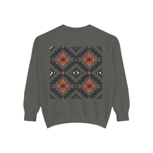 Aven Lore Heritage Geometric Pattern Sweatshirt