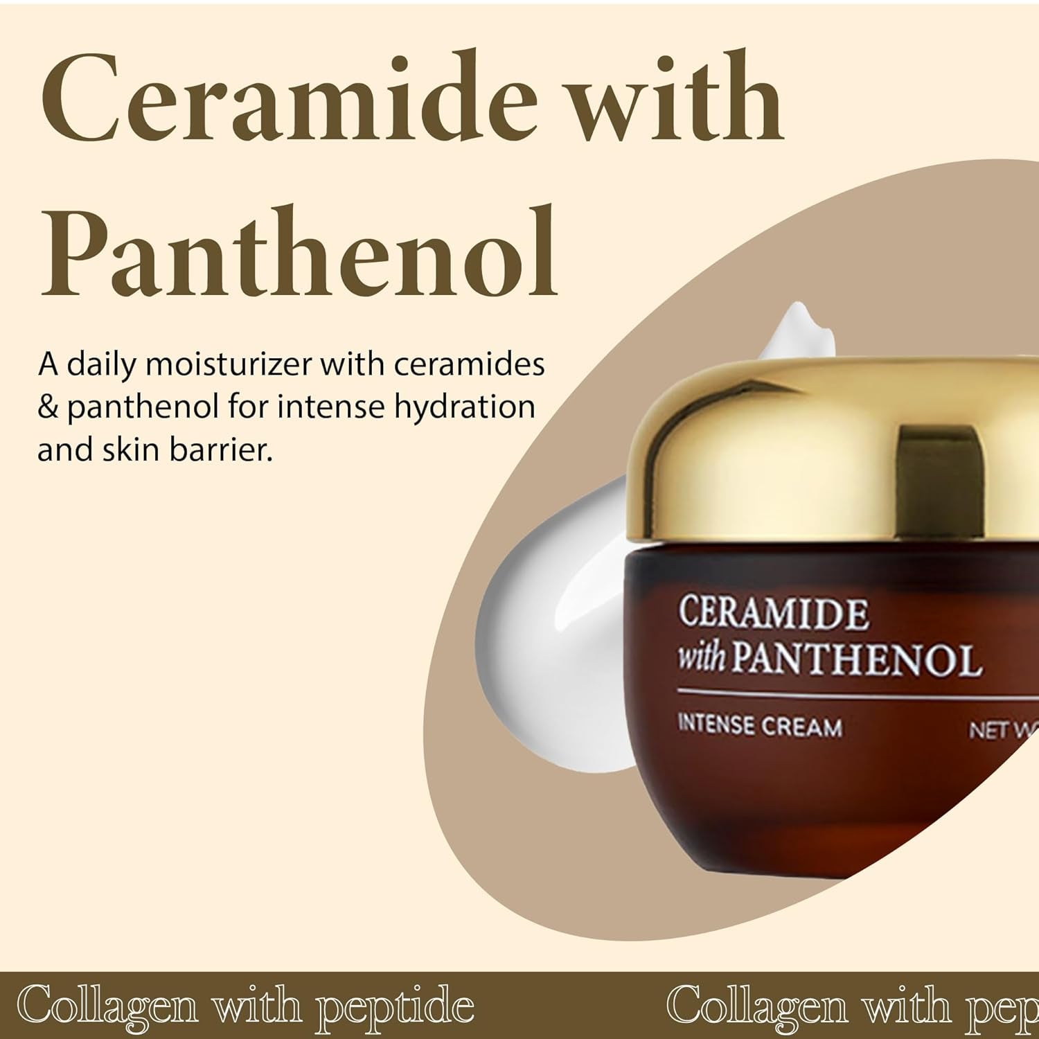 SKIN627 Daily Face Moisturizer with Ceramide and Panthenol, 1.76 Oz - Korean Skin Care Facial Cream