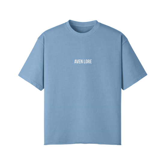 Aven Lore The Drifter — vintage washed oversized tee, front